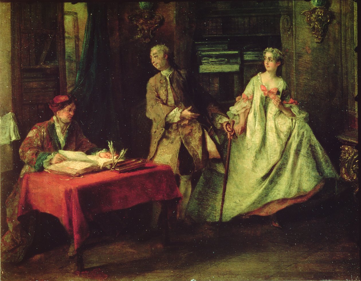 dzielna godzina autorstwa Nicolas Lancret