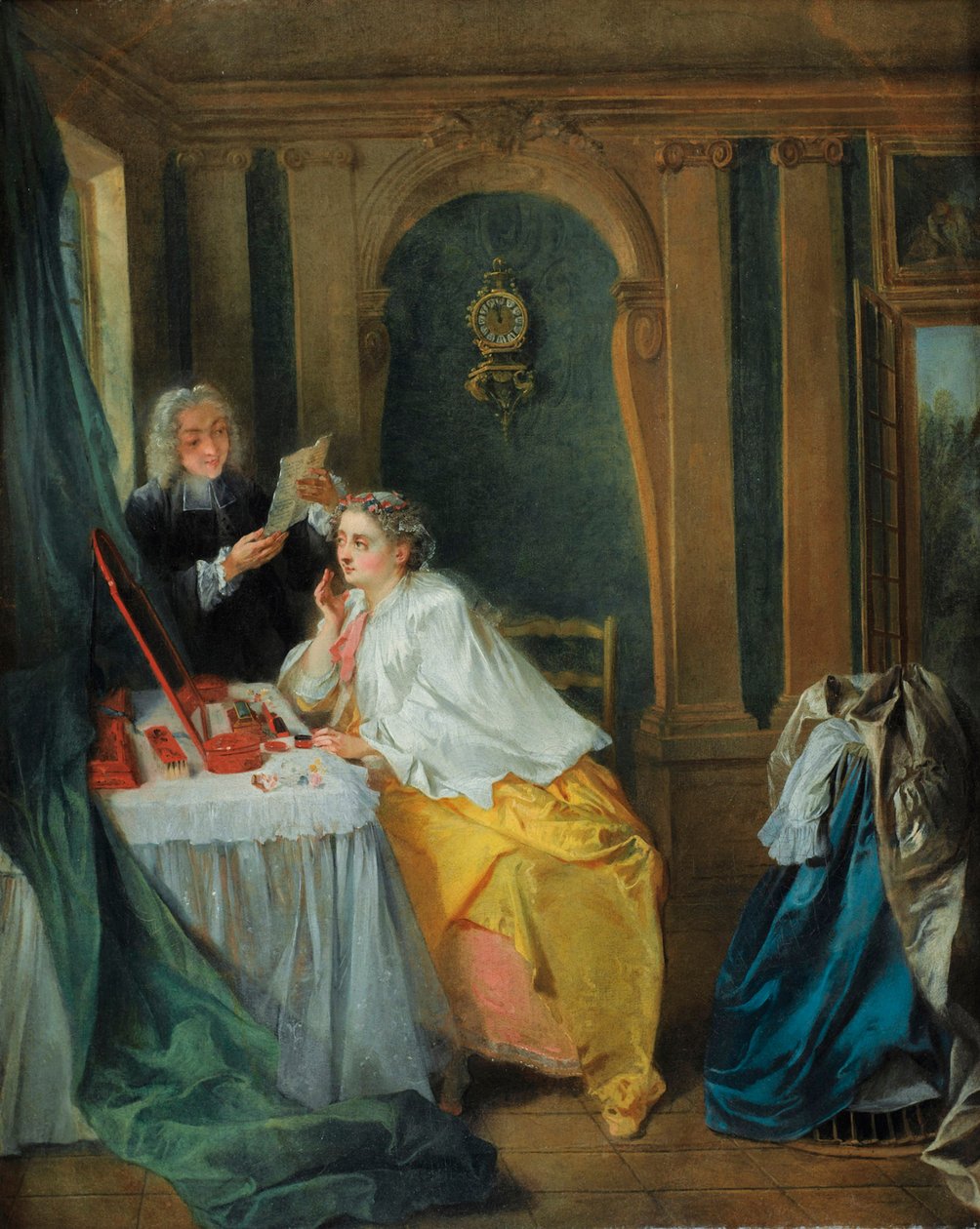Madame Geoffrin w swojej toalecie autorstwa Nicolas Lancret