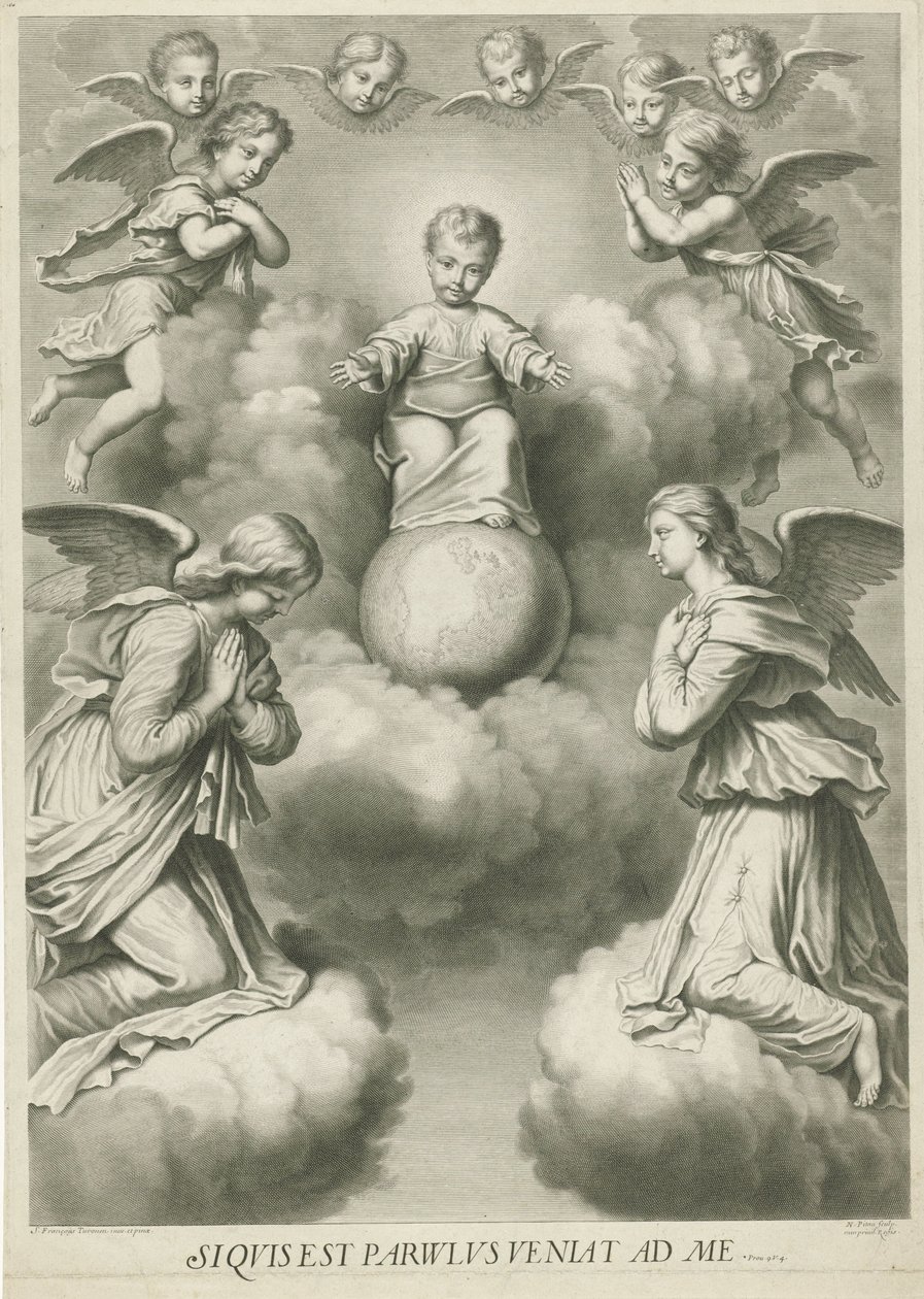 Przed Christuskindem als Salvatore autorstwa Nicolas Pitau (I)