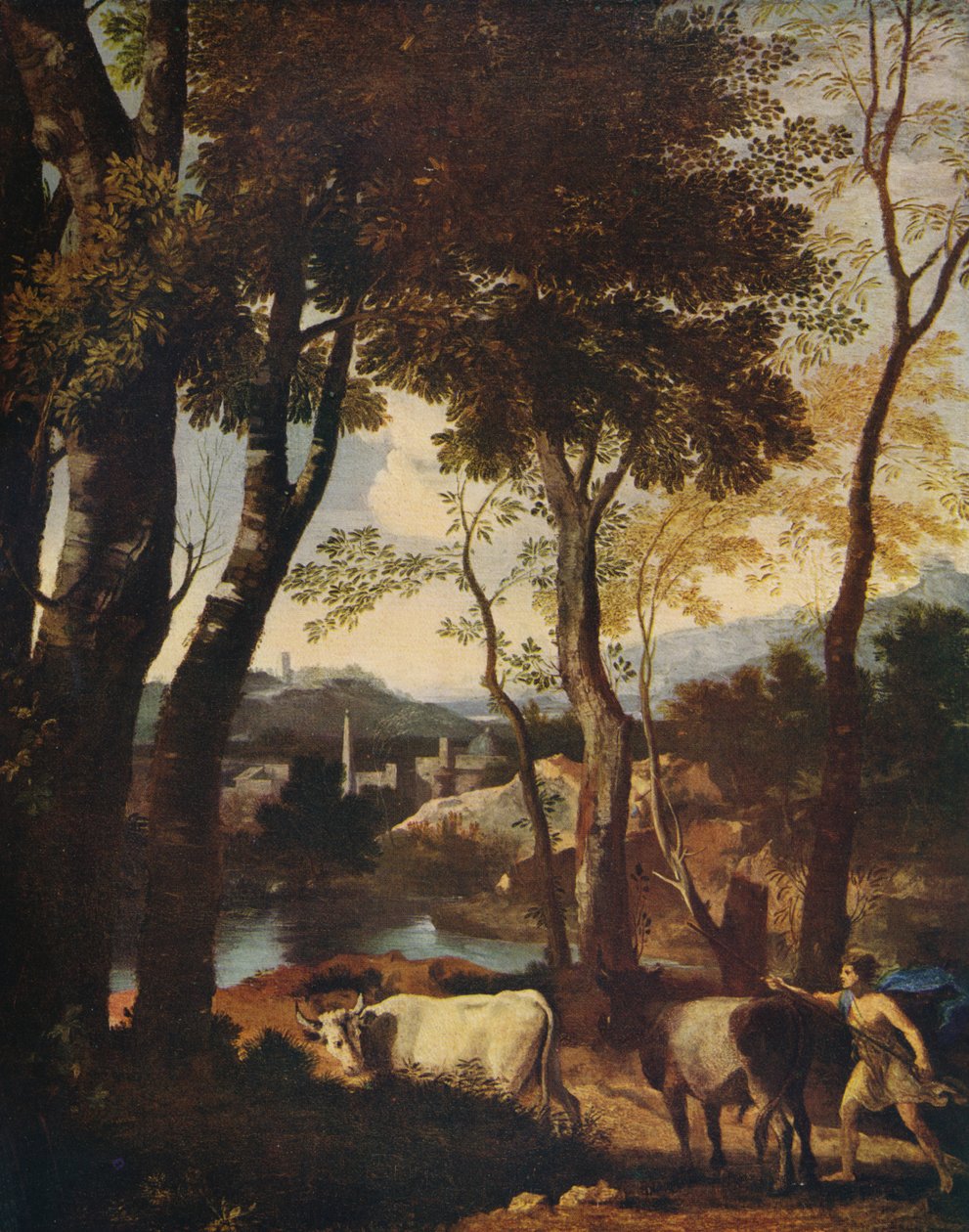 Krajobraz, c1630 autorstwa Nicolas Poussin