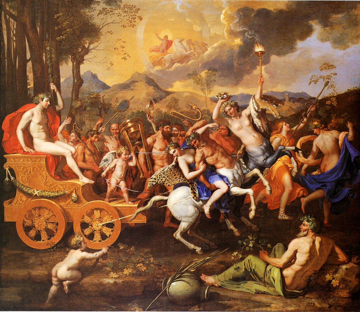 Triumf Bachusa autorstwa Nicolas Poussin