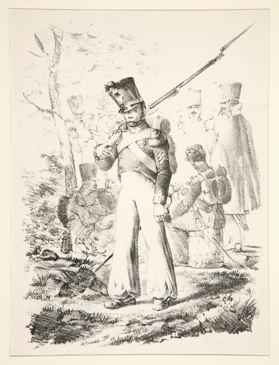 Recree a l autorstwa Nicolas Toussaint Charlet