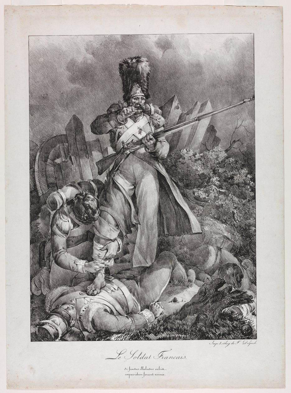 Francuski żołnierz autorstwa Nicolas Toussaint Charlet