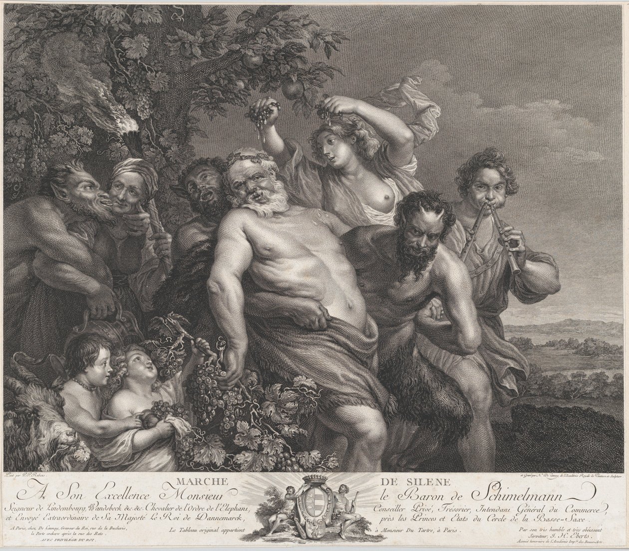 Triumf Silenusa, 1775-78., 1775-78. autorstwa Nicolas de Launay