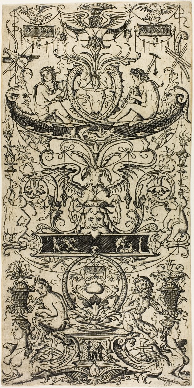 Panel ozdobny: Victoria Augusta autorstwa Nicoletto da Modena