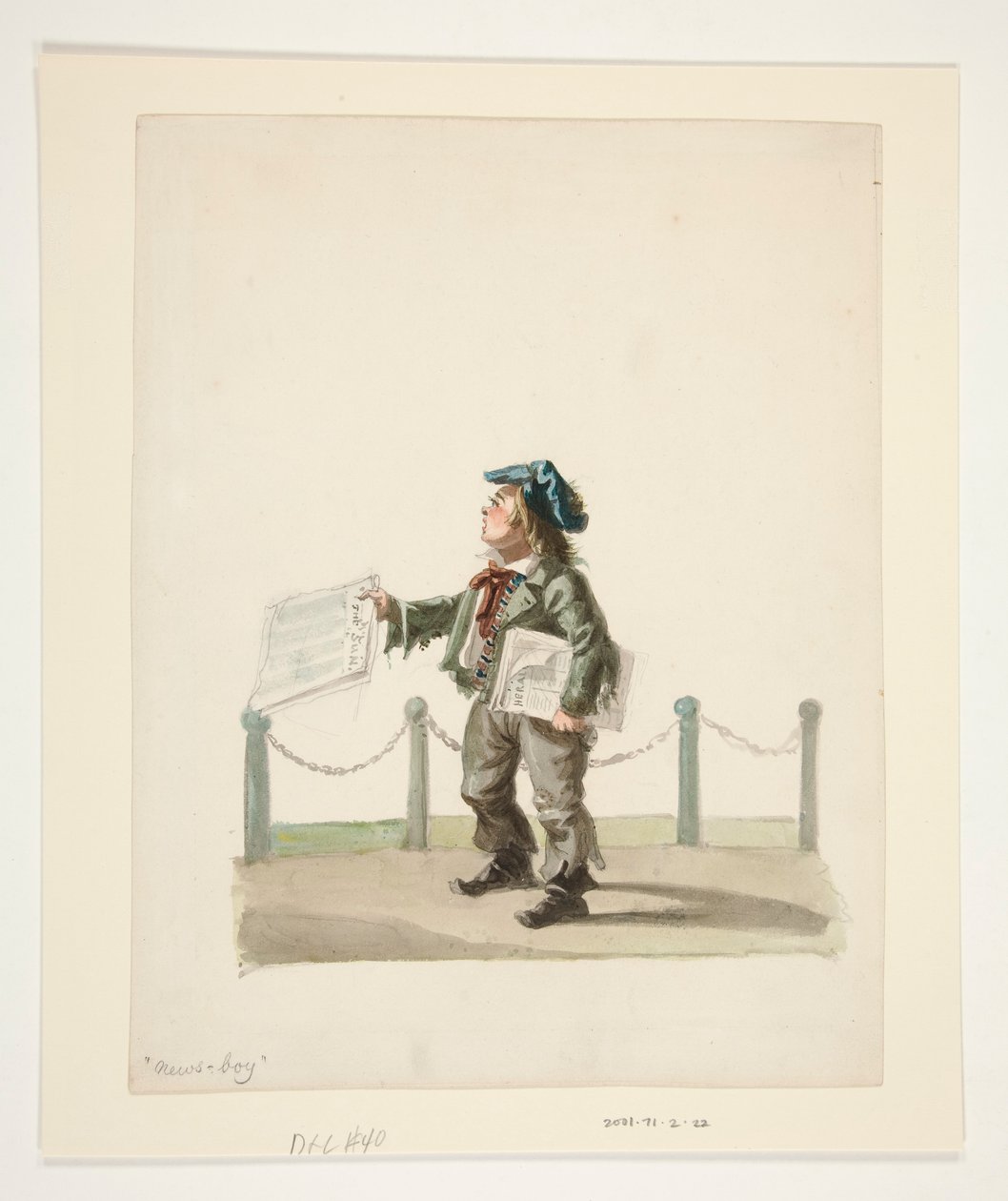 Gazeciarz autorstwa Nicolino Calyo