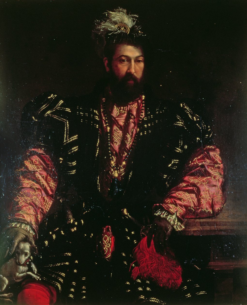 Portret nieznanego mężczyzny (zob. też 279071) autorstwa Nicolo dell Abate