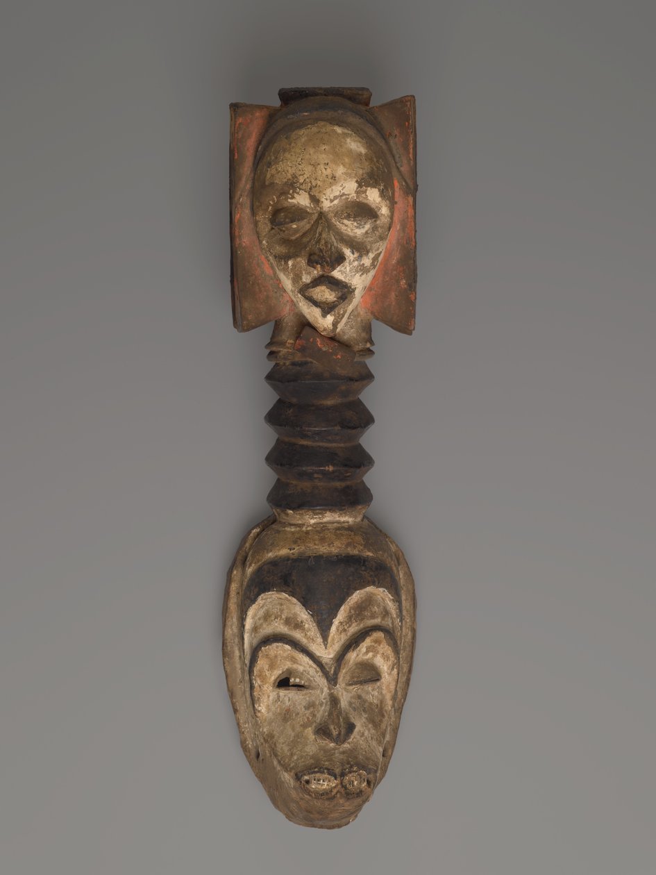 Maska Okorossia, Igbo (drewno, pigment) autorstwa Nigerian School