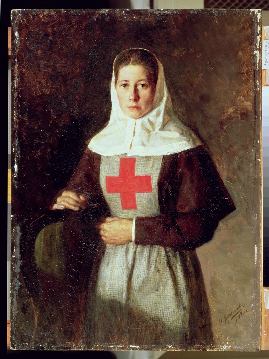 Pielęgniarka, 1886 autorstwa Nikolai Aleksandrovich Yaroshenko
