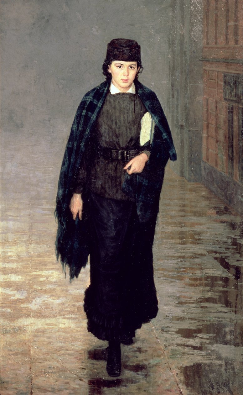 Student, 1883 autorstwa Nikolai Aleksandrovich Yaroshenko