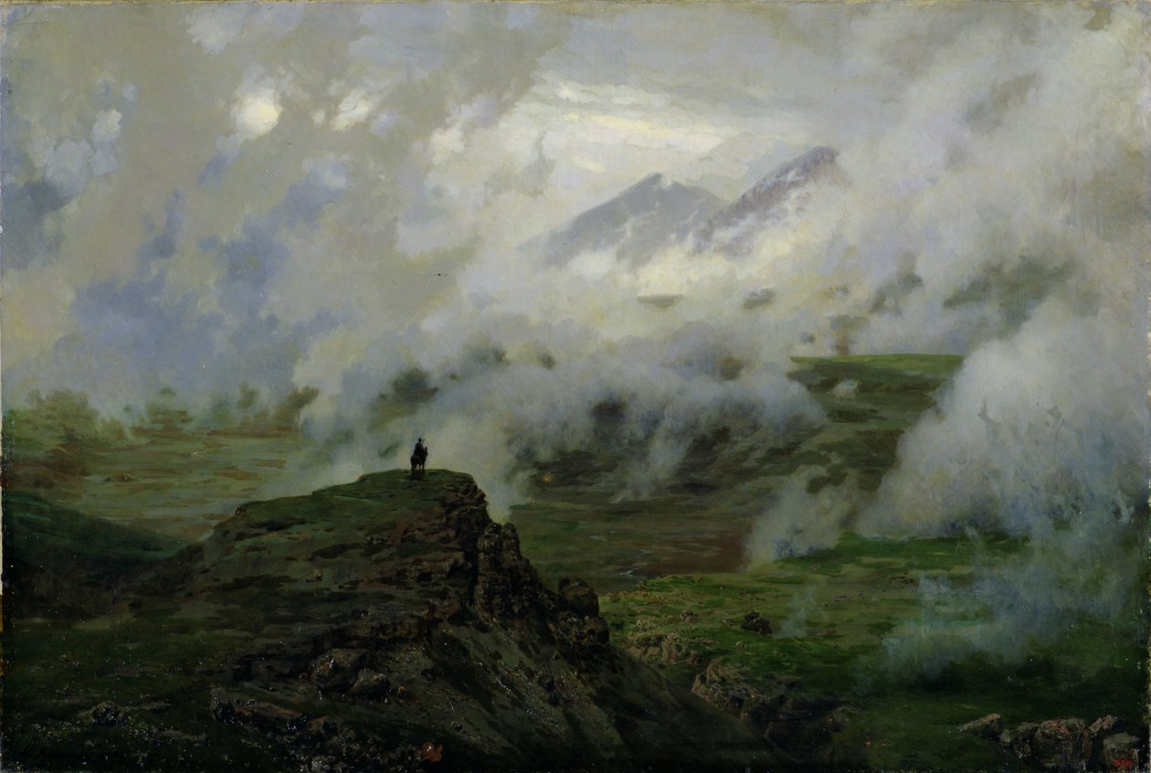 Elbrus, Rosja, 1894 autorstwa Nikolai Aleksandrovich Yaroshenko