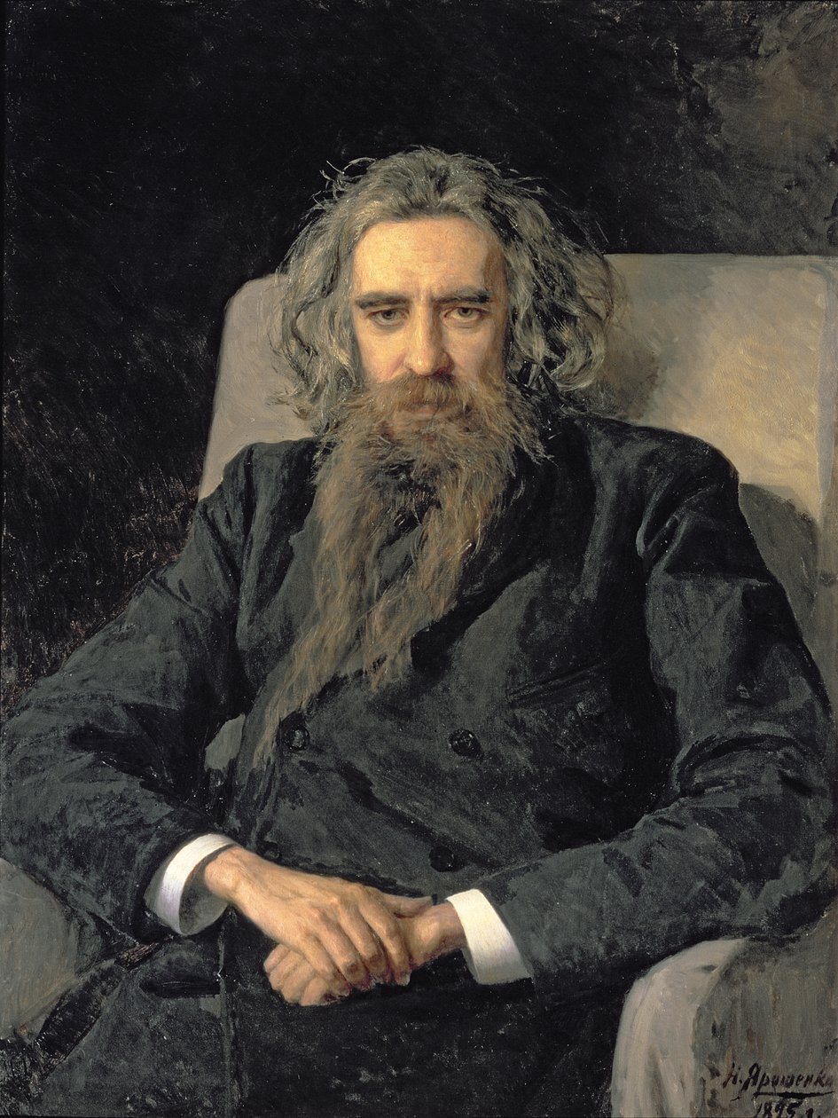 Portright Władimira Siergiejewicza Sołowjowa (1853-1900), 1895 autorstwa Nikolai Aleksandrovich Yaroshenko