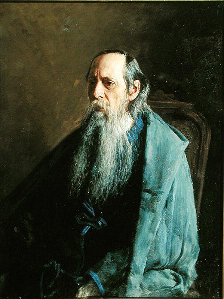 Portret autora Michail Saltykov-Shchedrin autorstwa Nikolai Aleksandrovich Yaroshenko