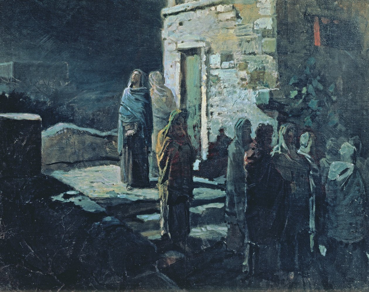 Chrystus po Ostatniej Wieczerzy w Getsemani, 1888 autorstwa Nikolai Nikolajevitch Gay