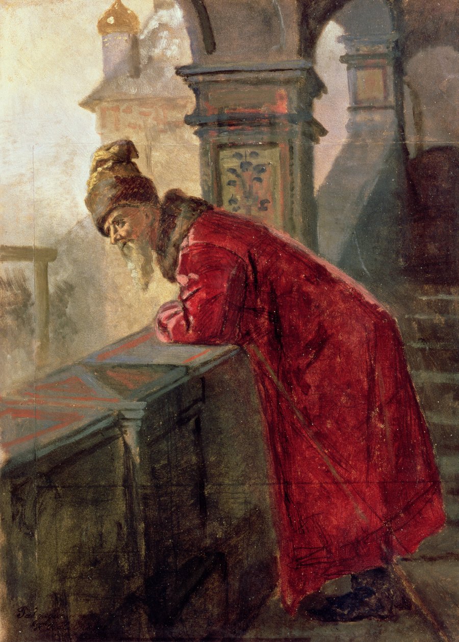 Boyar na ganku autorstwa Nikolai Vasilievich Nevrev