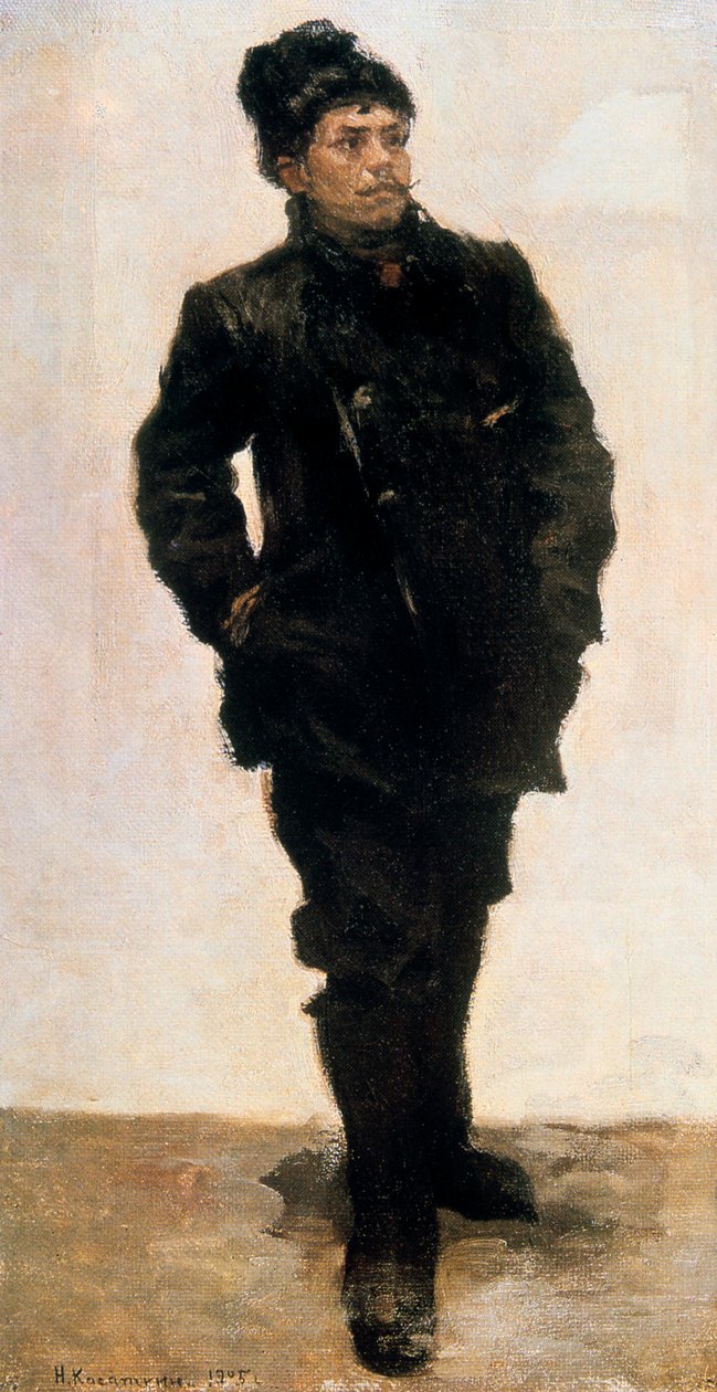 „Wojny robotnik”, 1905. autorstwa Nikolai Alekseevich Kasatkin
