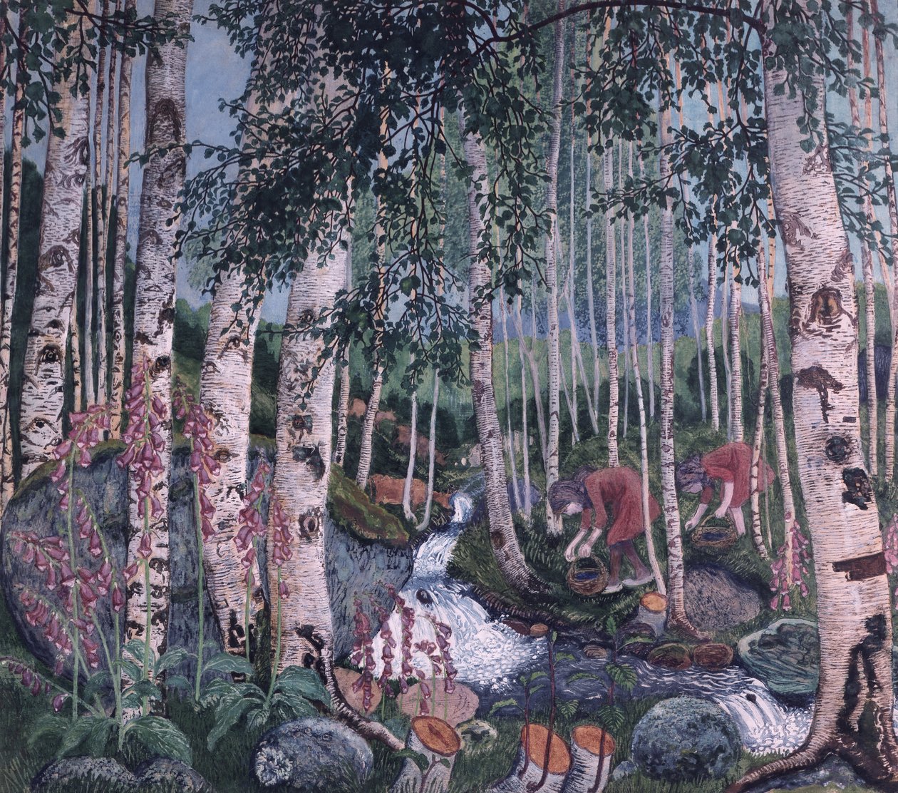 Naparstnice autorstwa Nikolai Astrup