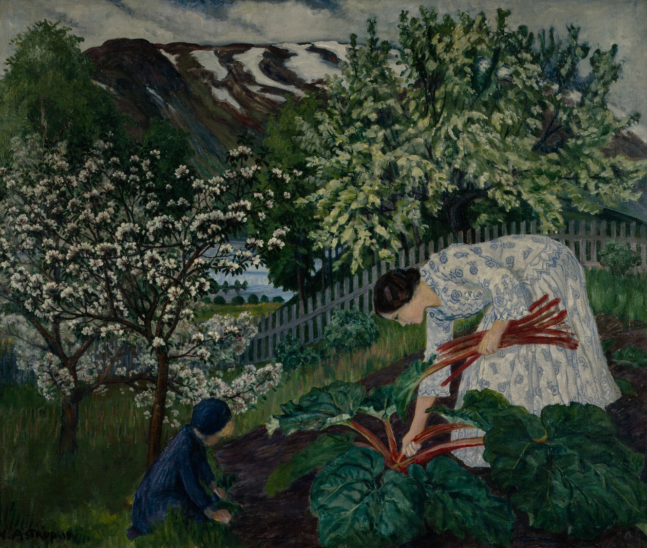 Rabarbar autorstwa Nikolai Astrup