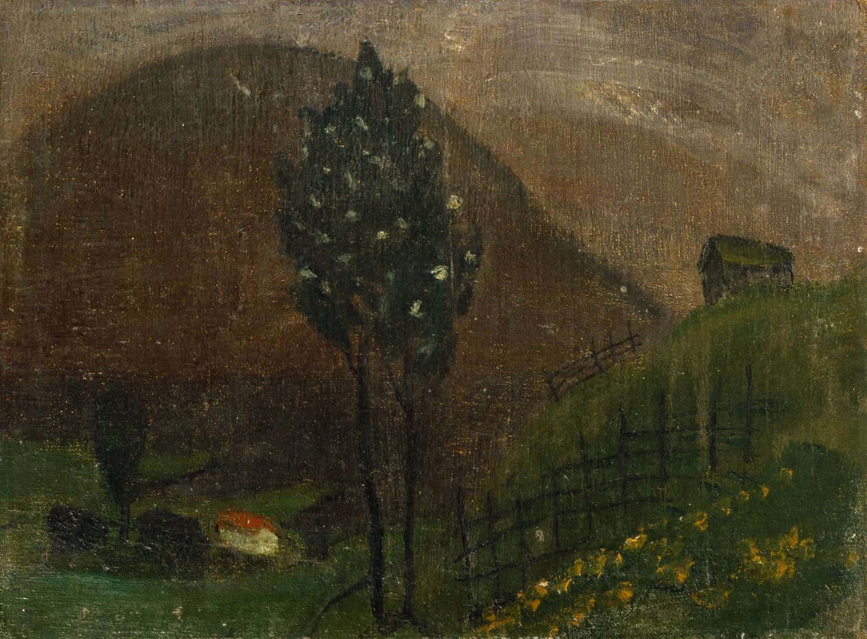 Wiosenny krajobraz autorstwa Nikolai Astrup