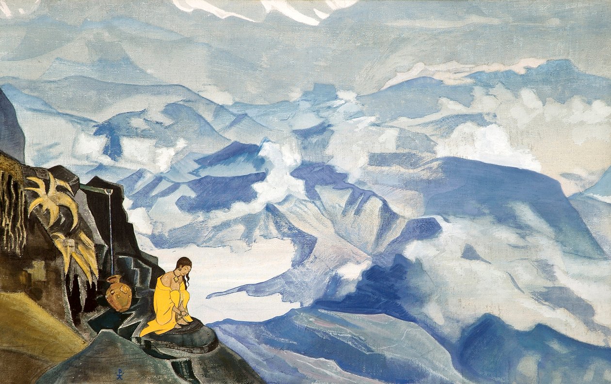 Krople życia, 1924. autorstwa Nikolai Konstantinowitsch Roerich