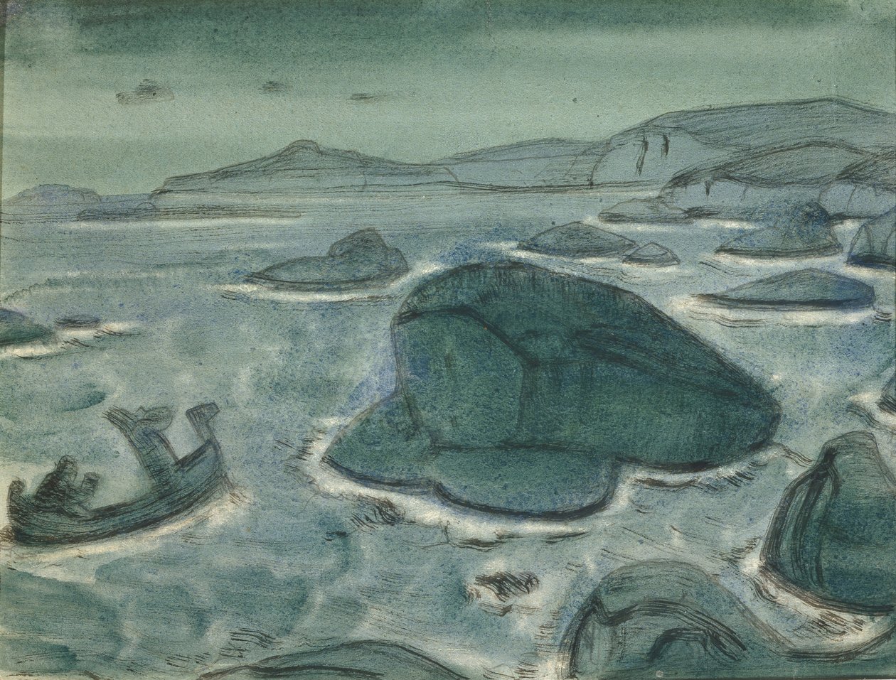 Olbrzymia Kriemhilda, 1915 autorstwa Nikolai Konstantinowitsch Roerich
