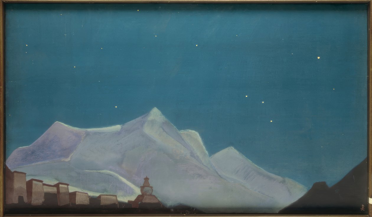 Hemis, klasztor / obraz N.K. Roerich autorstwa Nikolai Konstantinowitsch Roerich