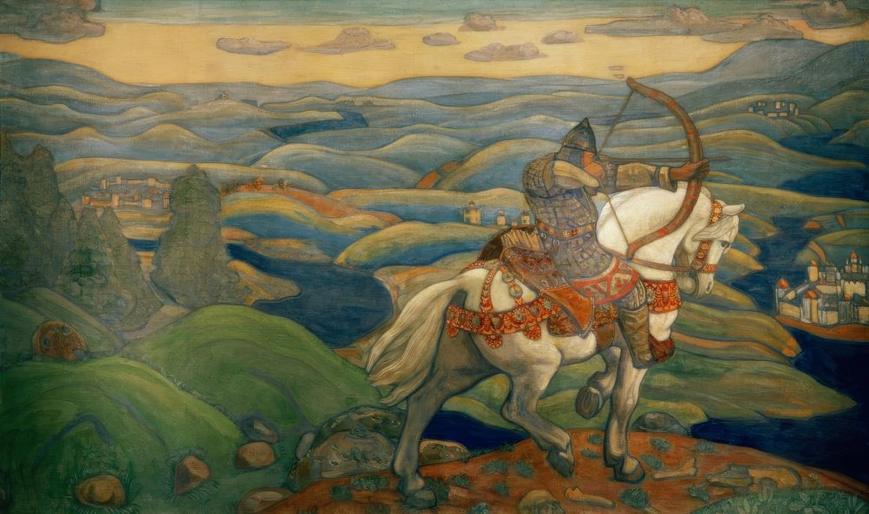 Ilja Muromiec autorstwa Nikolai Konstantinowitsch Roerich