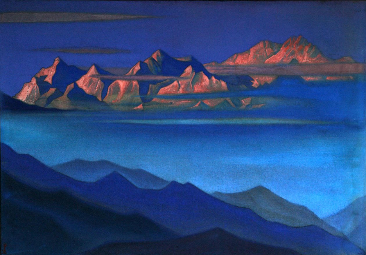 Kanczendzonga, 1944 autorstwa Nikolai Konstantinowitsch Roerich