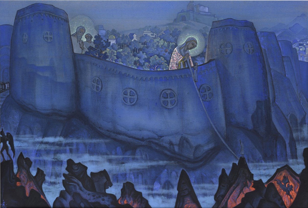 Dzieło Madonny, 1931 autorstwa Nikolai Konstantinowitsch Roerich