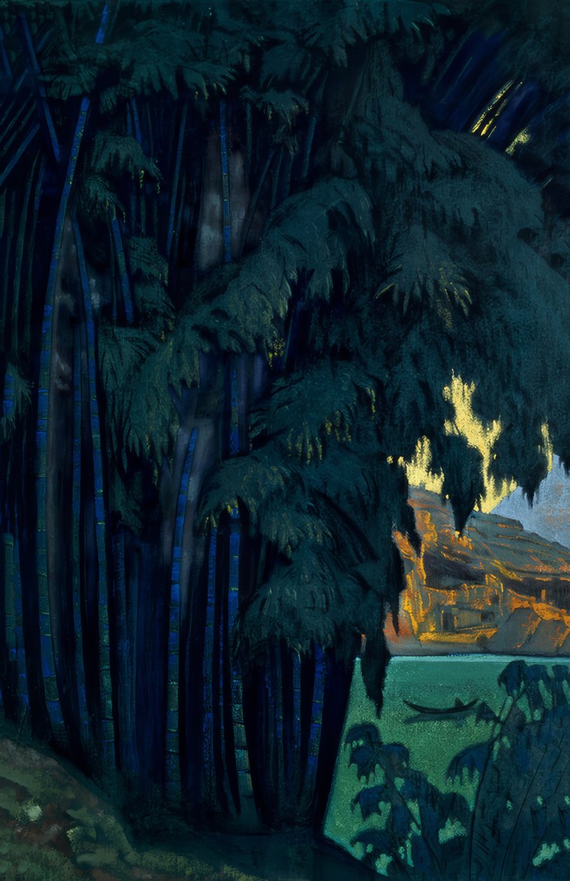 N.K.Roerich, Aśram, Cejlon autorstwa Nikolai Konstantinowitsch Roerich