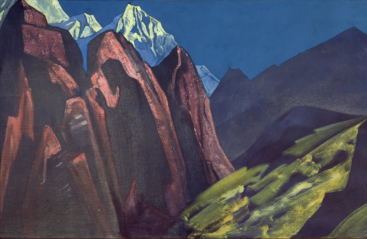 NK Roerich, Cień Mistrza autorstwa Nikolai Konstantinowitsch Roerich