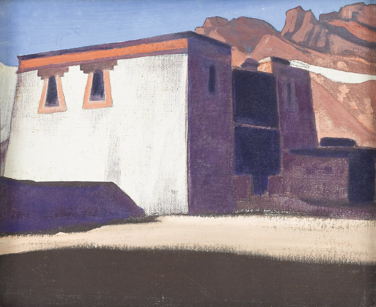 Klasztor Sharugon, Tybet, 1928 autorstwa Nikolai Konstantinowitsch Roerich