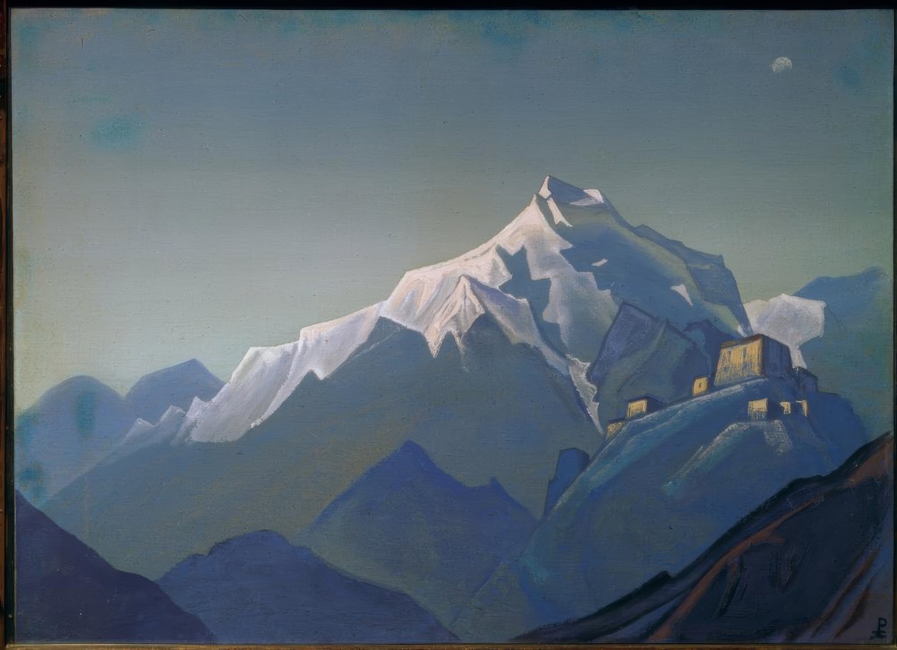 Tybet. Klasztor autorstwa Nikolai Konstantinowitsch Roerich