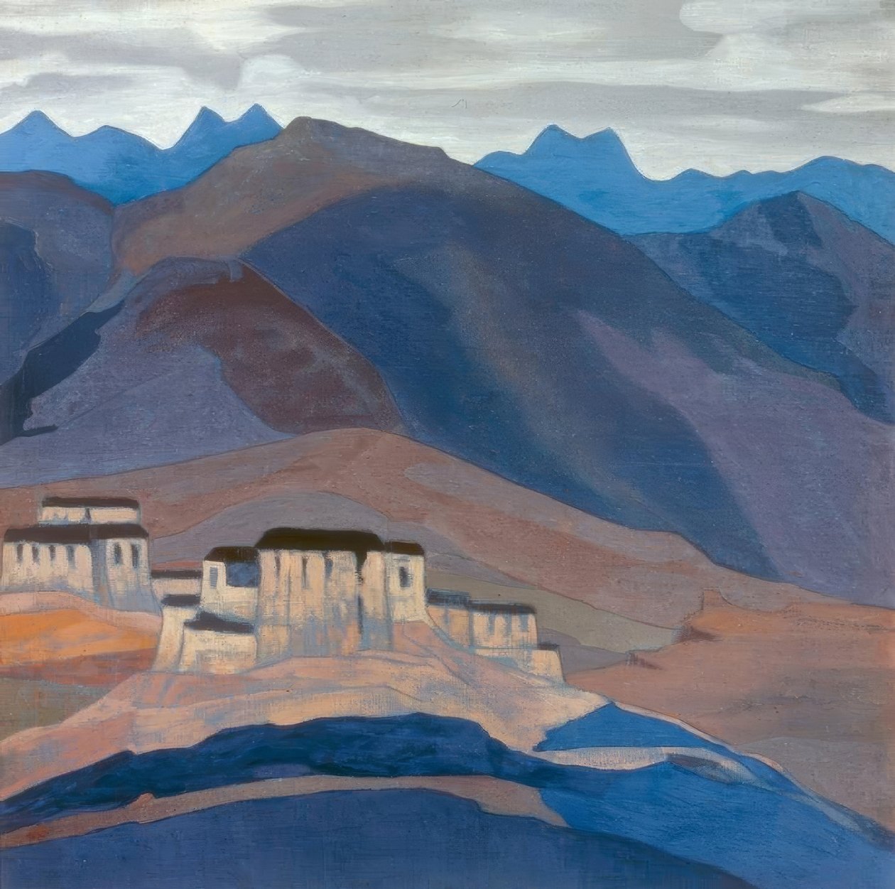 Klasztor tybetański autorstwa Nikolai Konstantinowitsch Roerich