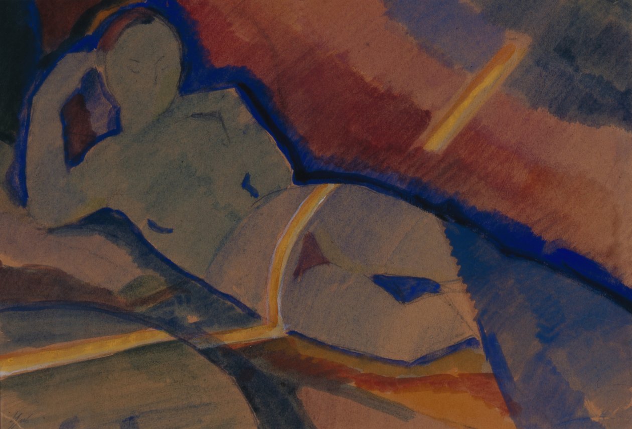 Akt, 1920 autorstwa Nikolai Pavlovich Ulyanov