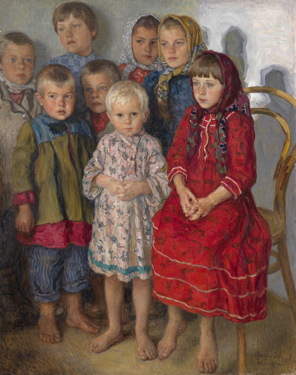 Dzień Rekrutacji autorstwa Nikolai Petrovich Bogdanov Belsky