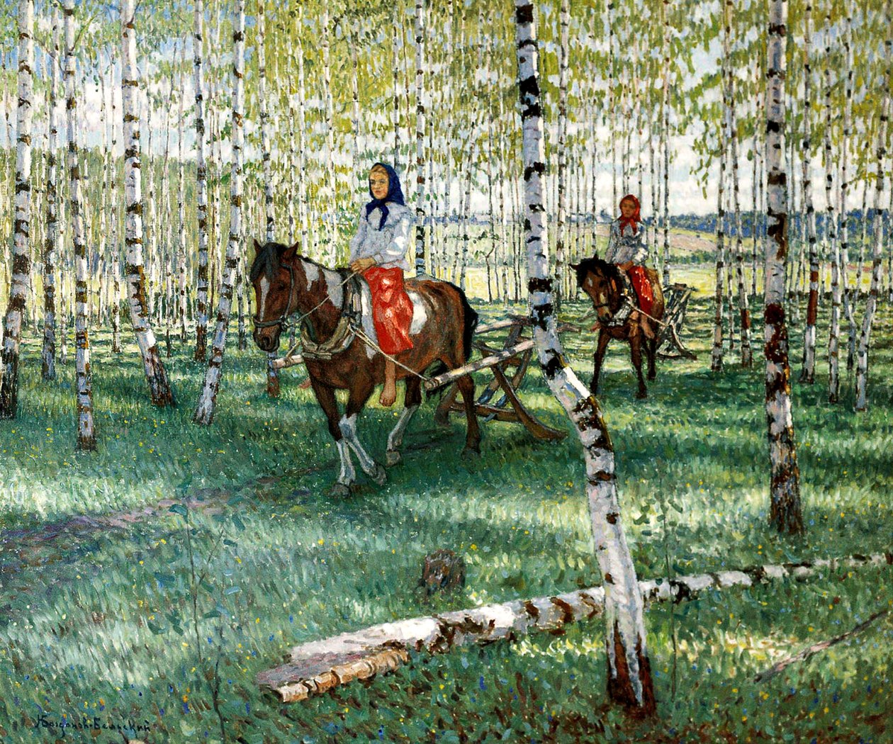 Do dzieła”, 1921. autorstwa Nikolai Petrovich Bogdanov Belsky