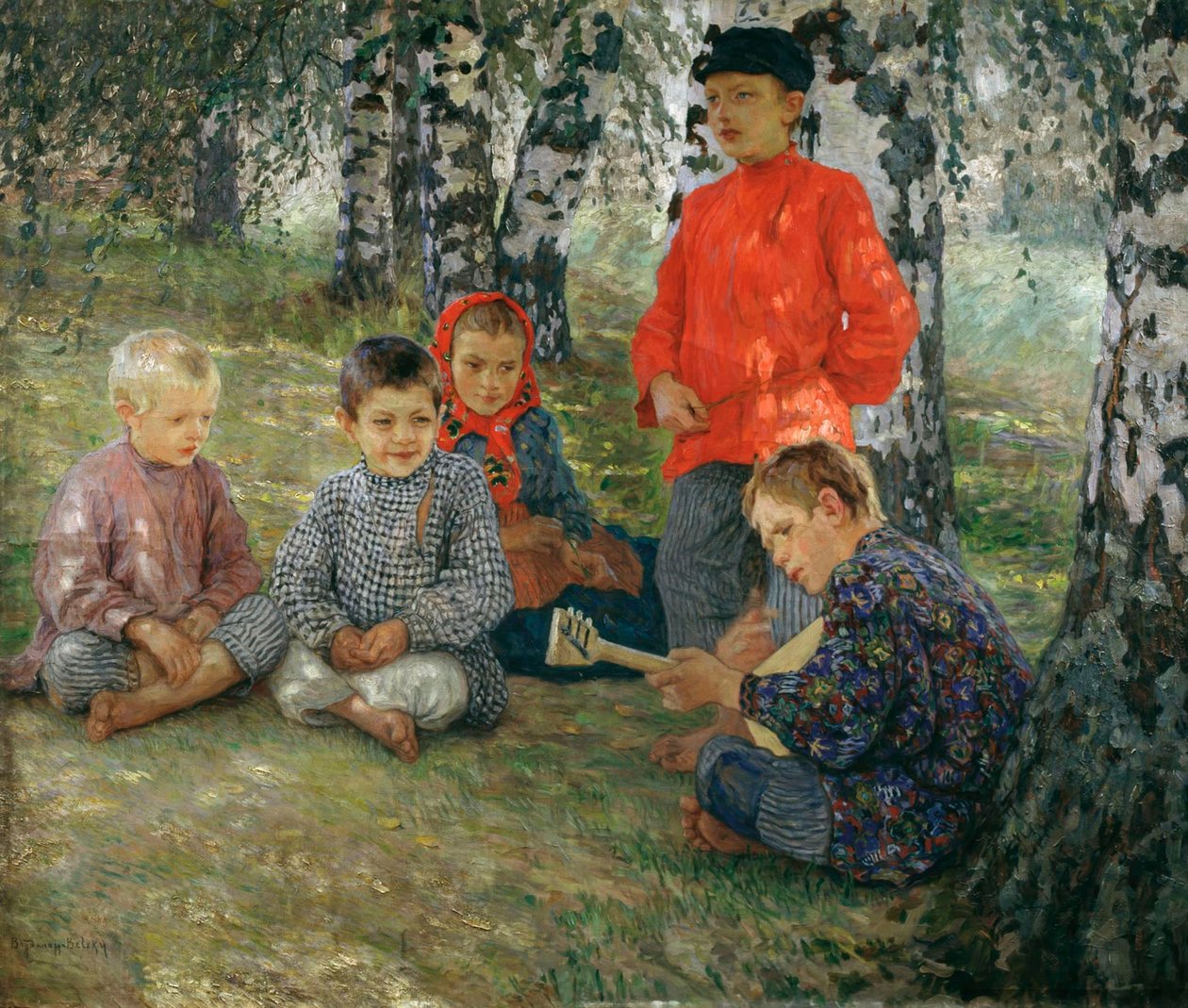 Wirtuoz”, 1891. autorstwa Nikolai Petrovich Bogdanov Belsky