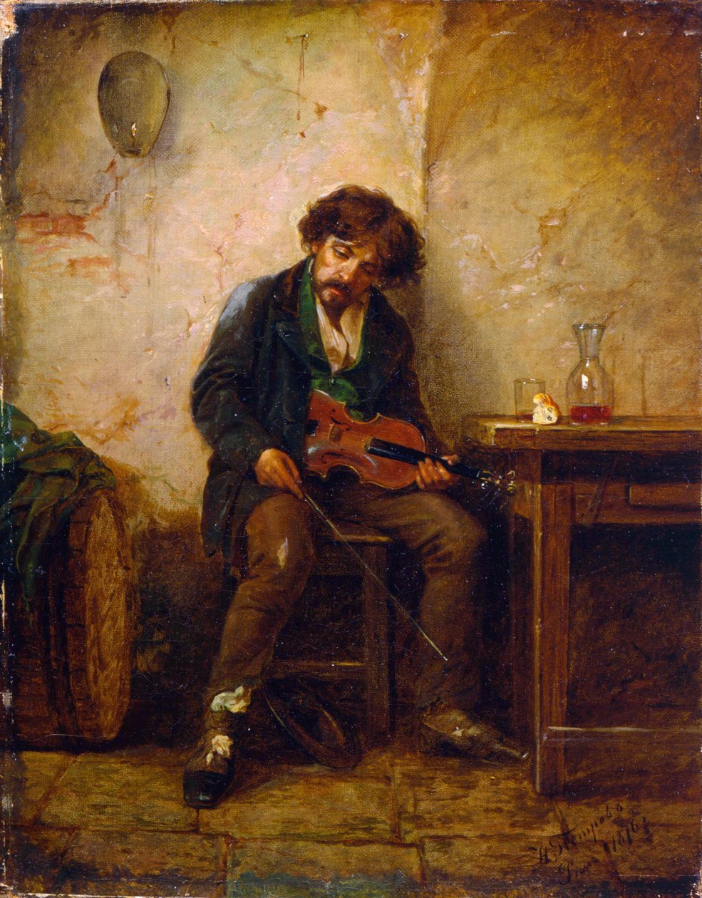 „Muzyk”, 1876. autorstwa Nikolai Petrovich Petrov