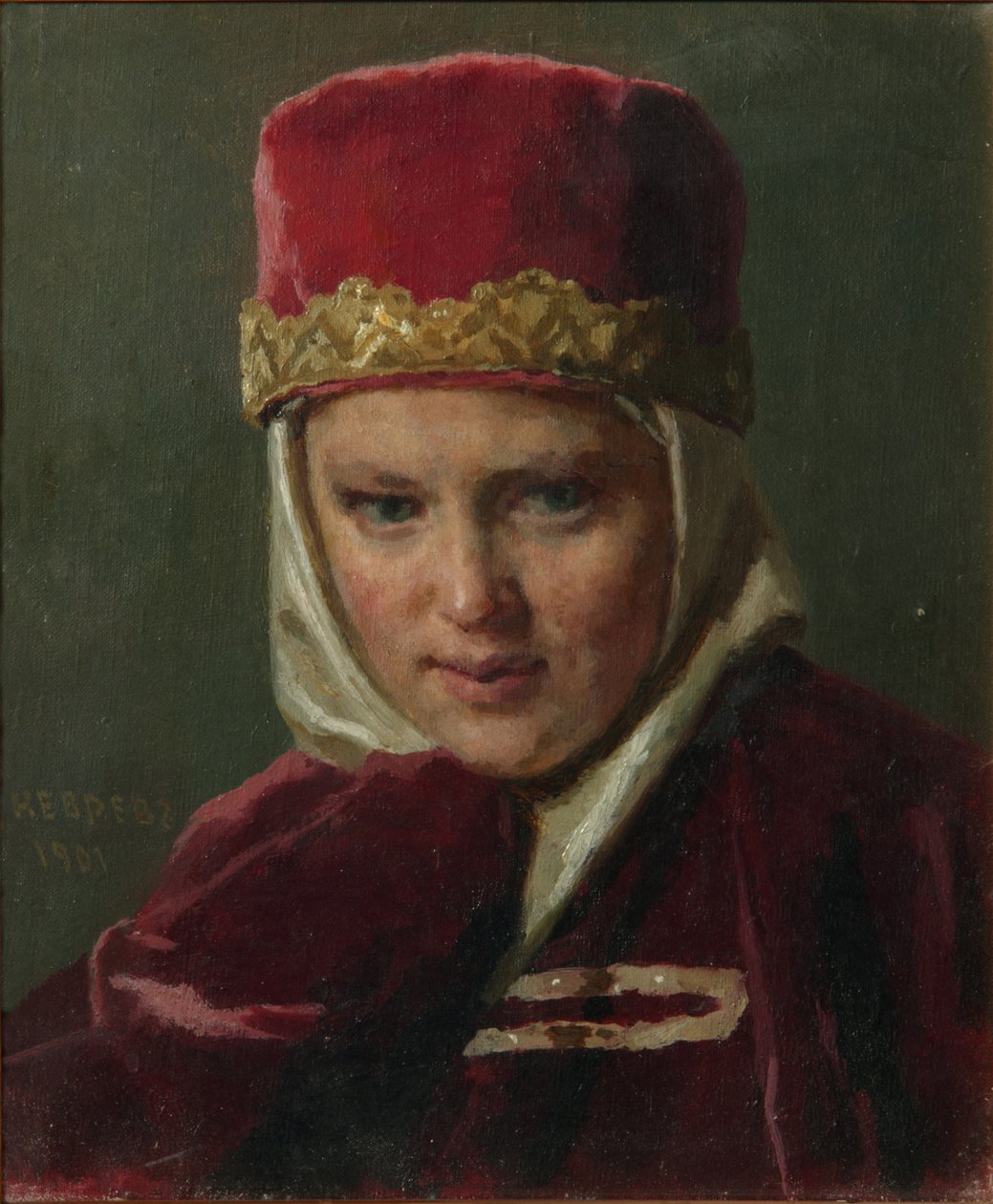 Żona bojara, 1901 autorstwa Nikolai Vasilyevich Nevrev