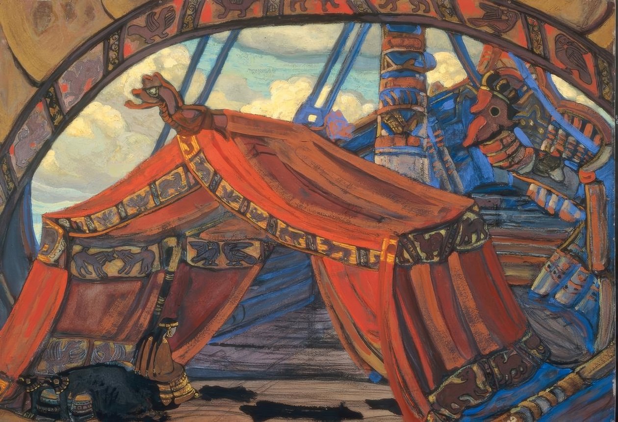 Wagner, Tristan / scena Roericha autorstwa Nikolai Konstantinowitsch Roerich