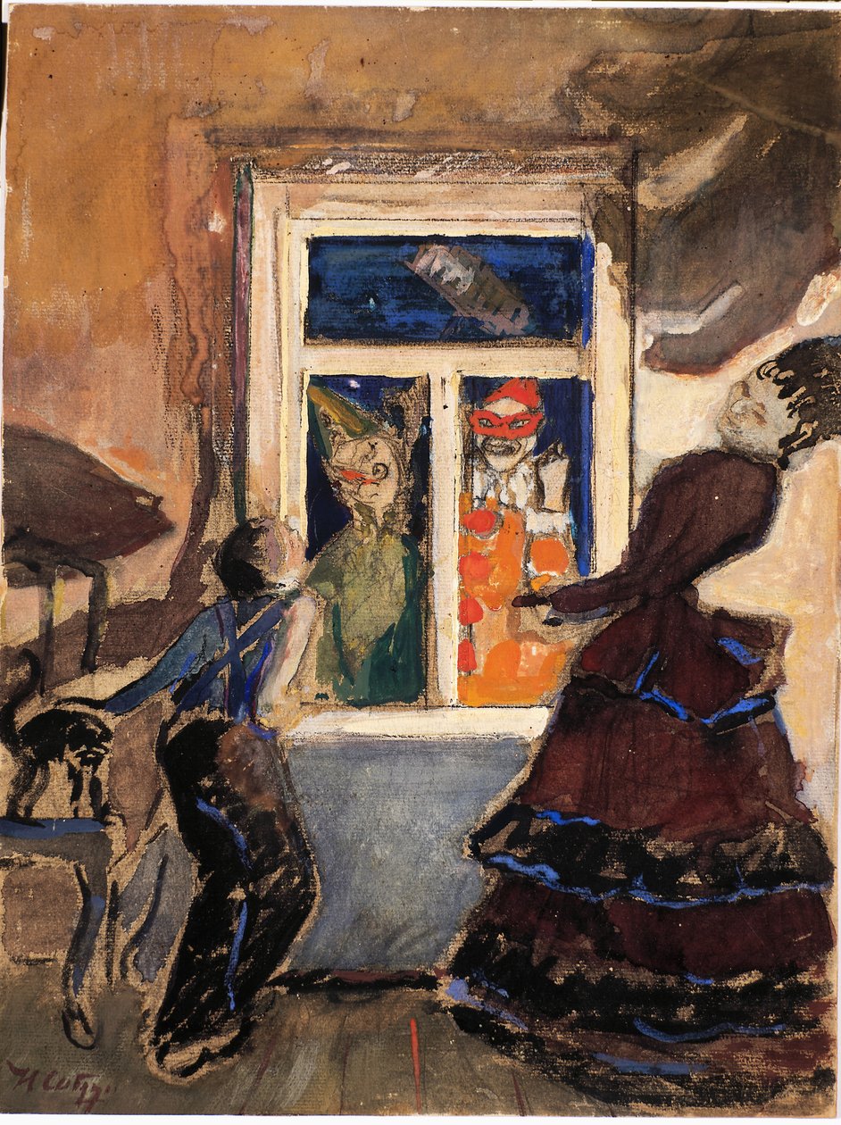 Komiksy, 1908. autorstwa Nikolaj Nikolaevic Sapunov