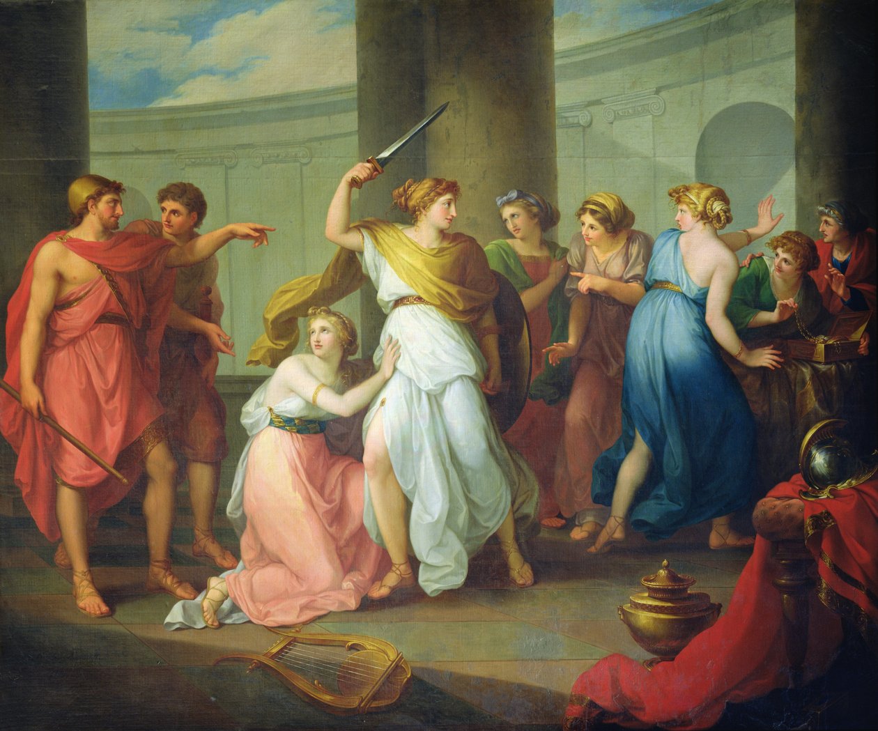 Uznany Achilles, 1799 autorstwa Nikolay Ivanovich Argunov