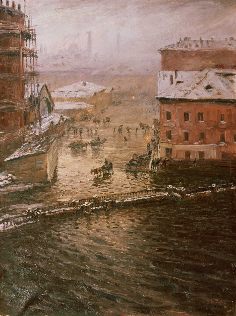Powódź w Petersburgu, 1903 r. autorstwa Nikolay Nikanorovich Dubovskoy