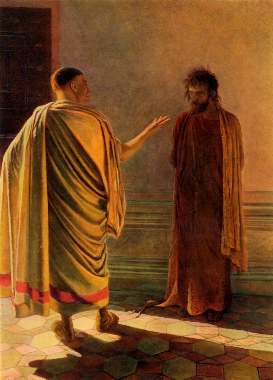 „Co to jest prawda”, 1890, 1965. autorstwa Nikolay Ge