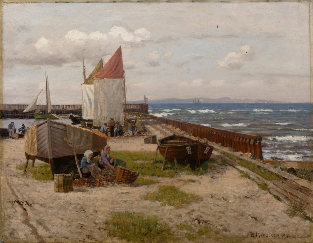 Przy Wybrzeżu autorstwa Nils Hansteen