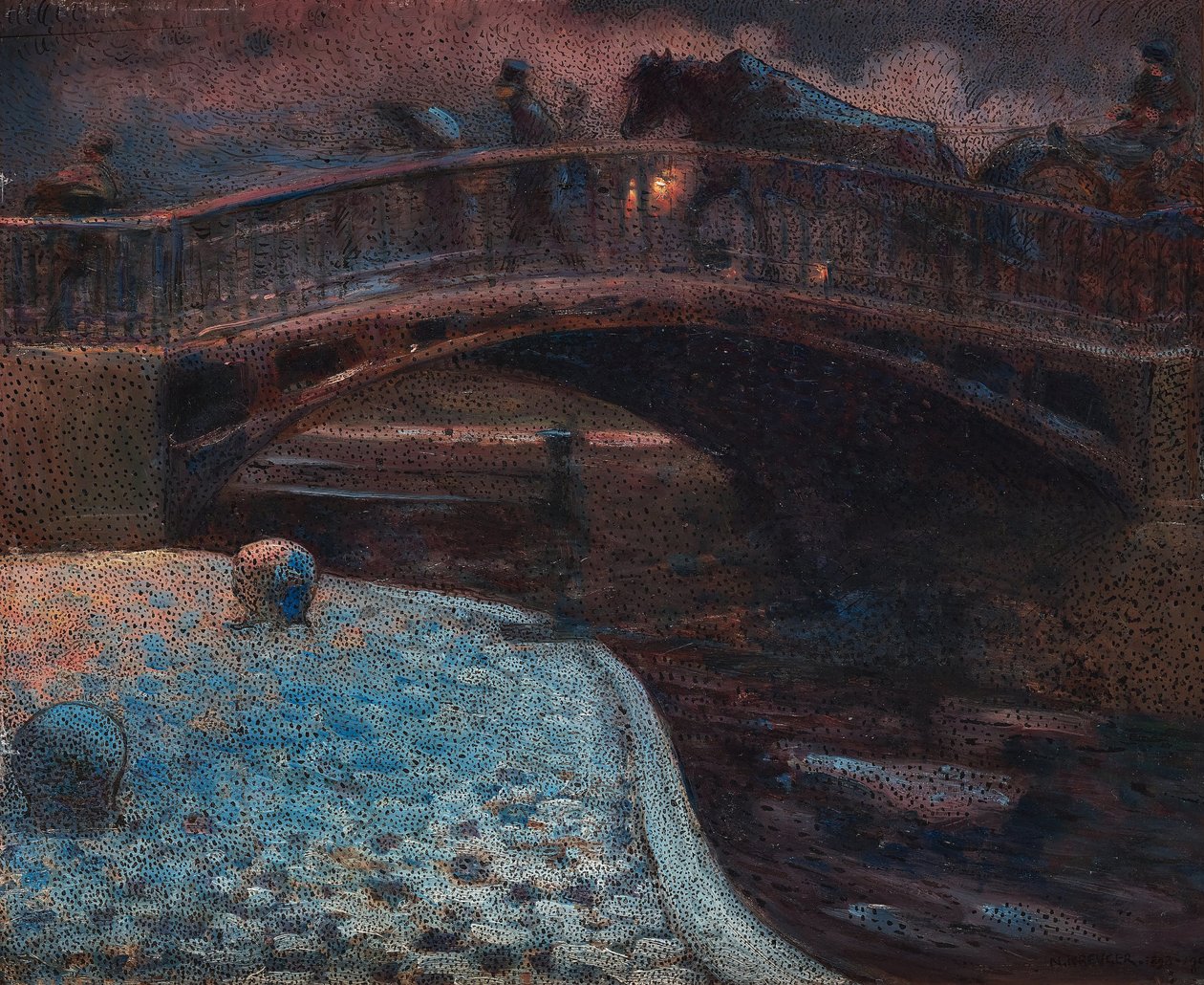 Most Śluzy, 1898-1901. autorstwa Nils Kreuger