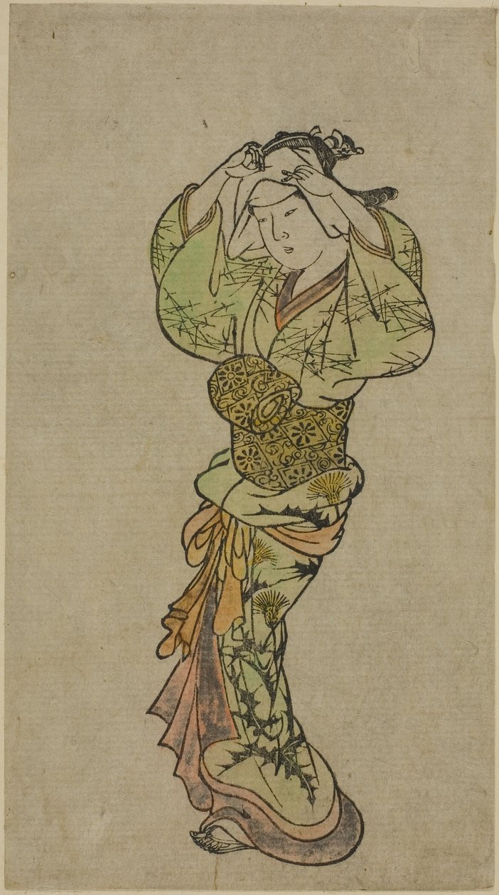 Tancerz autorstwa Nishikawa Sukenobu