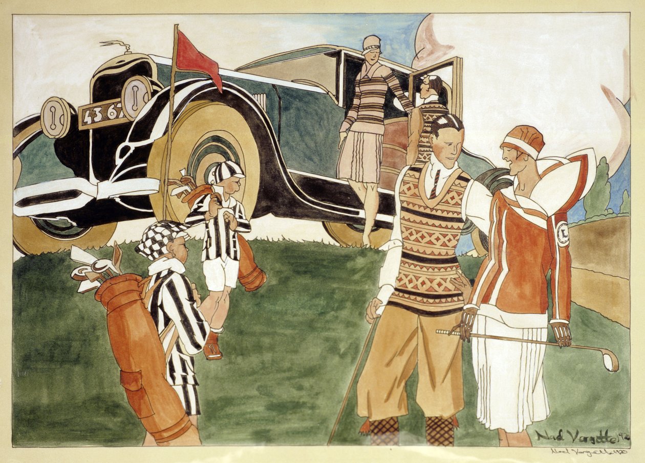 Moda i motoryzacja, 1920 autorstwa Noel Vargetta