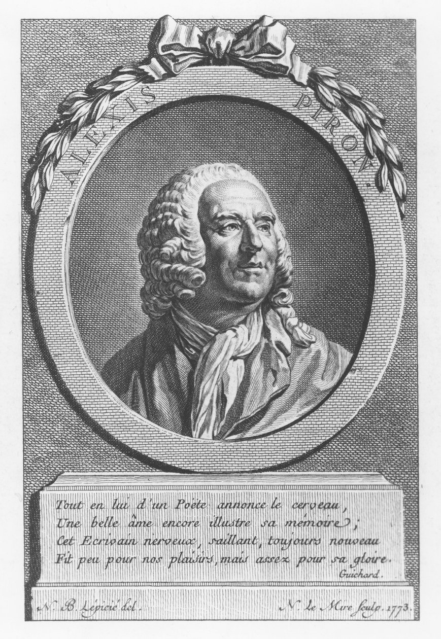 Alexis Piron autorstwa Noël Le Mire